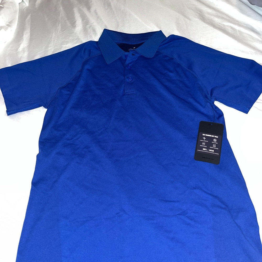 Blue Athletic Polo
